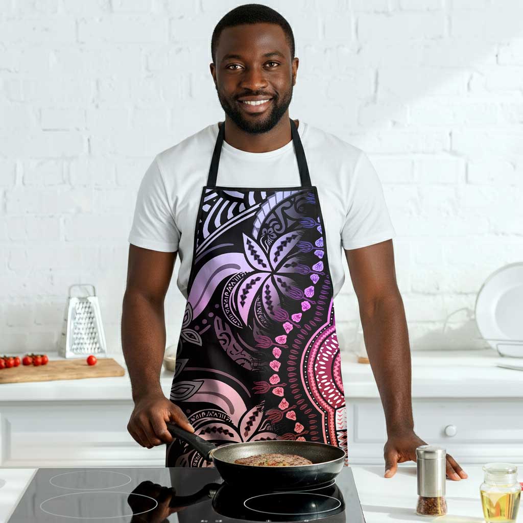 Polynesia Mixed African Dashiki Apron Afro-pacific Culture - Pastel