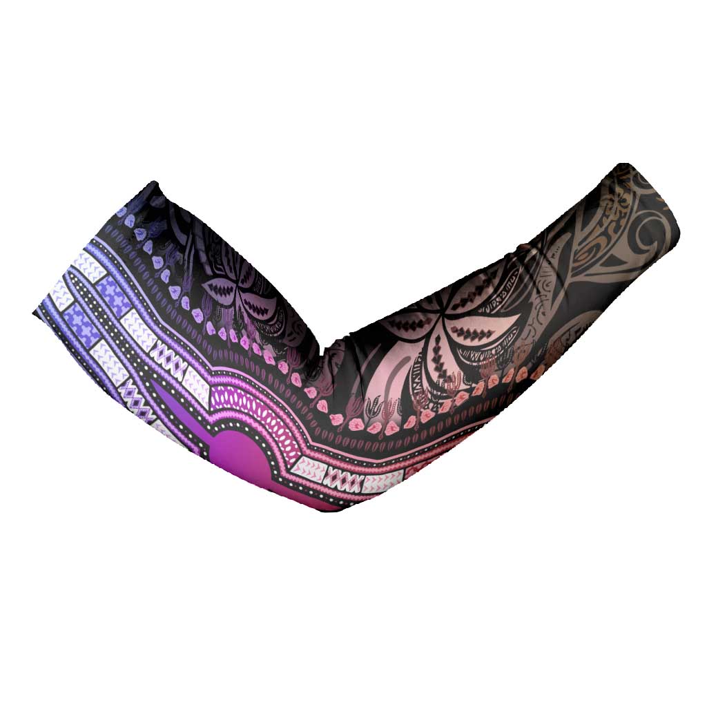 Polynesia Mixed African Dashiki Arm Sleeves Afro-pacific Culture - Pastel