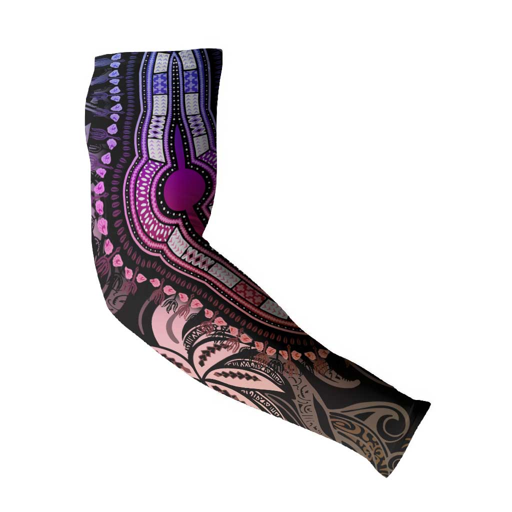 Polynesia Mixed African Dashiki Arm Sleeves Afro-pacific Culture - Pastel