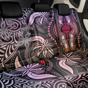 Polynesia Mixed African Dashiki Back Car Seat Cover Afro-pacific Culture - Pastel