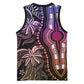 Polynesia Mixed African Dashiki Basketball Jersey Afro-pacific Culture - Pastel LT9