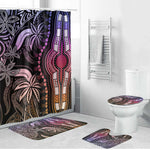 Polynesia Mixed African Dashiki Bathroom Set Afro-pacific Culture - Pastel