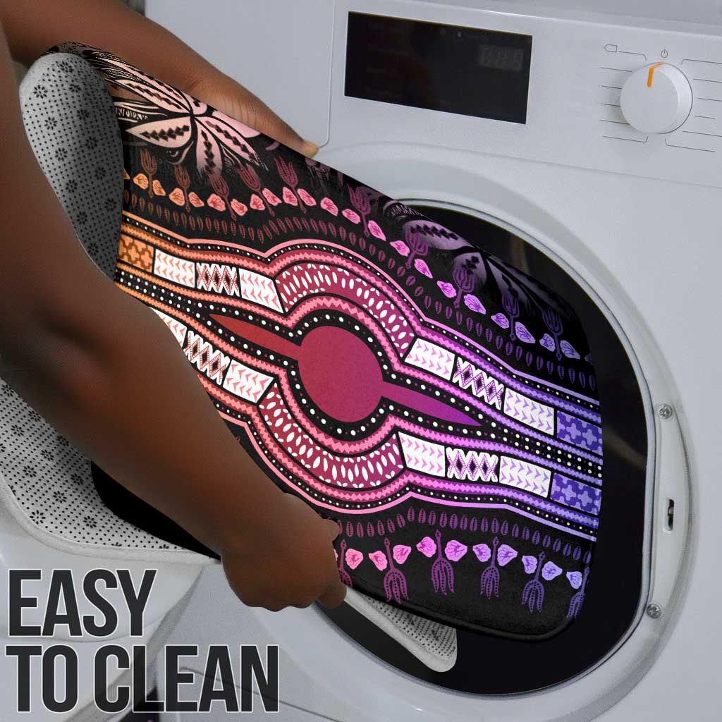 Polynesia Mixed African Dashiki Bathroom Set Afro-pacific Culture - Pastel