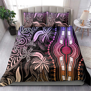 Polynesia Mixed African Dashiki Bedding Set Afro-pacific Culture - Pastel