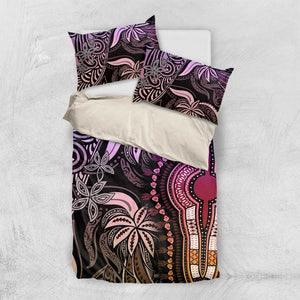 Polynesia Mixed African Dashiki Bedding Set Afro-pacific Culture - Pastel