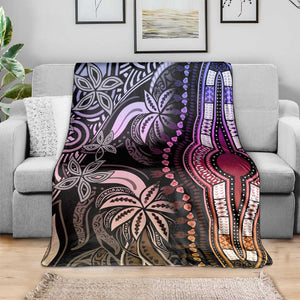 Polynesia Mixed African Dashiki Blanket Afro-pacific Culture - Pastel