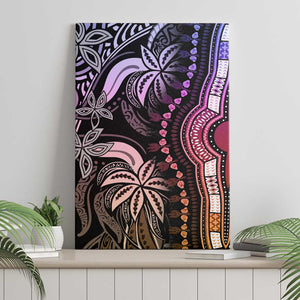 Polynesia Mixed African Dashiki Canvas Wall Art Afro-pacific Culture - Pastel