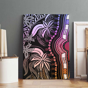 Polynesia Mixed African Dashiki Canvas Wall Art Afro-pacific Culture - Pastel