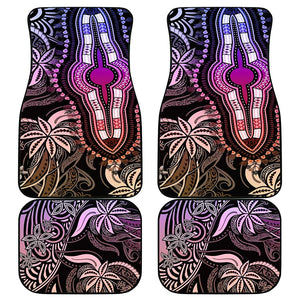 Polynesia Mixed African Dashiki Car Mats Afro-pacific Culture - Pastel