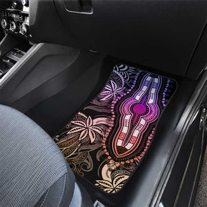 Polynesia Mixed African Dashiki Car Mats Afro-pacific Culture - Pastel