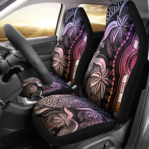 Polynesia Mixed African Dashiki Car Seat Cover Afro-pacific Culture - Pastel