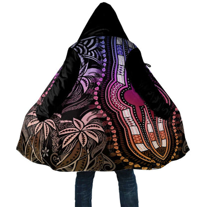 Polynesia Mixed African Dashiki Cloak Afro-pacific Culture - Pastel