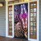 Polynesia Mixed African Dashiki Door Cover Afro-pacific Culture - Pastel