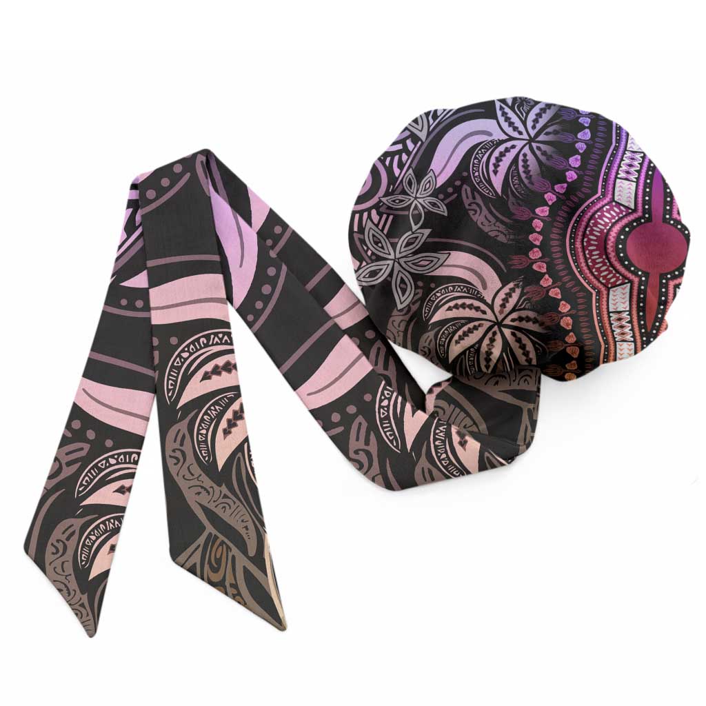 Polynesia Mixed African Dashiki Easy Headwrap Afro-pacific Culture - Pastel