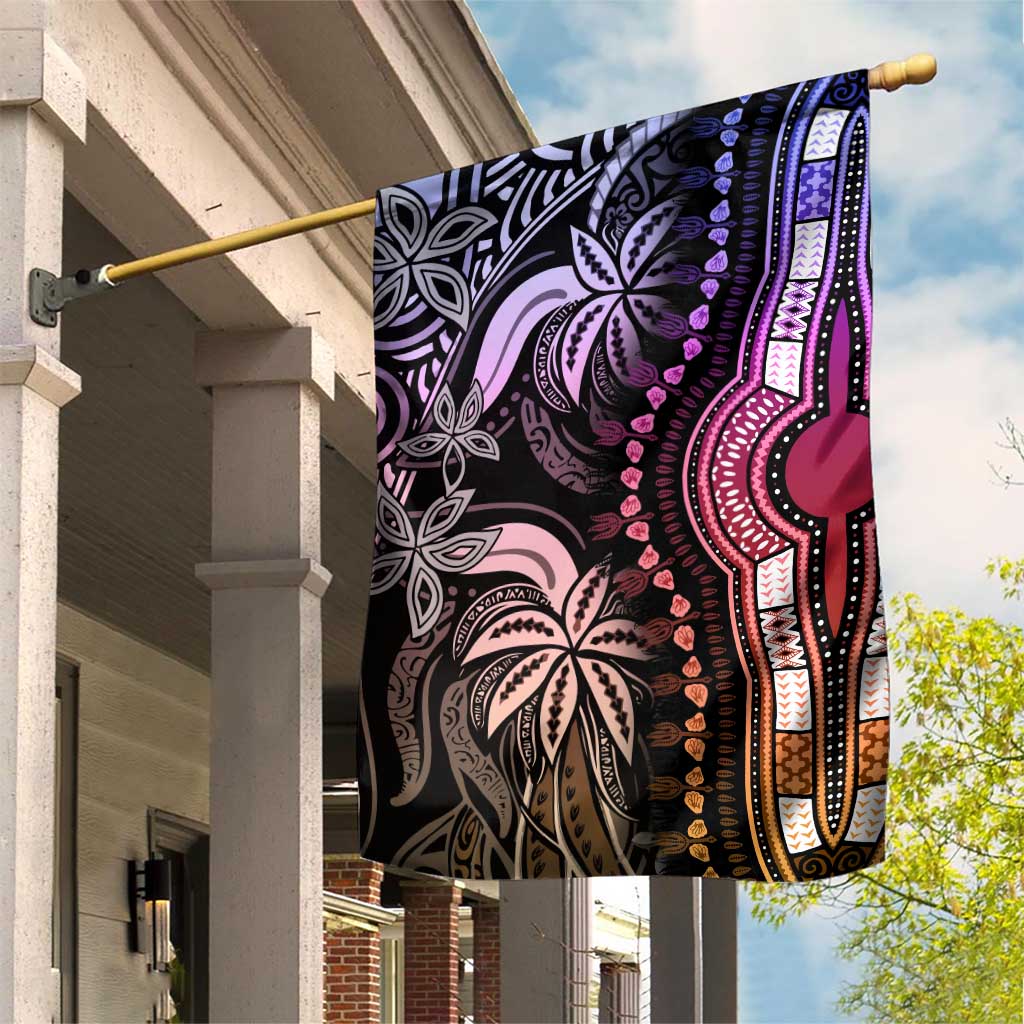 Polynesia Mixed African Dashiki Garden Flag Afro-pacific Culture - Pastel