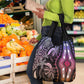 Polynesia Mixed African Dashiki Grocery Bag Afro-pacific Culture - Pastel