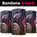 Polynesia Mixed African Dashiki Neck Gaiter Afro-pacific Culture - Pastel LT9