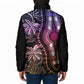 Polynesia Mixed African Dashiki Padded Jacket Afro-pacific Culture - Pastel