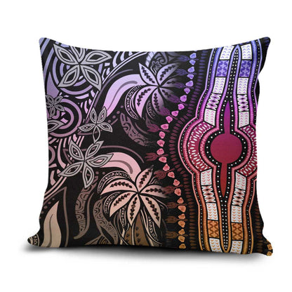 Polynesia Mixed African Dashiki Pillow Cover Afro-pacific Culture - Pastel