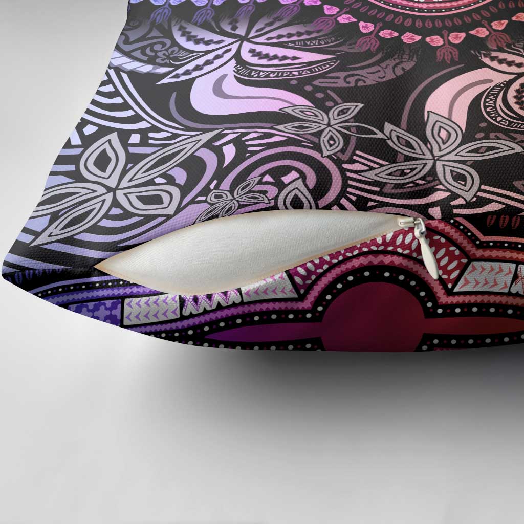 Polynesia Mixed African Dashiki Pillow Cover Afro-pacific Culture - Pastel