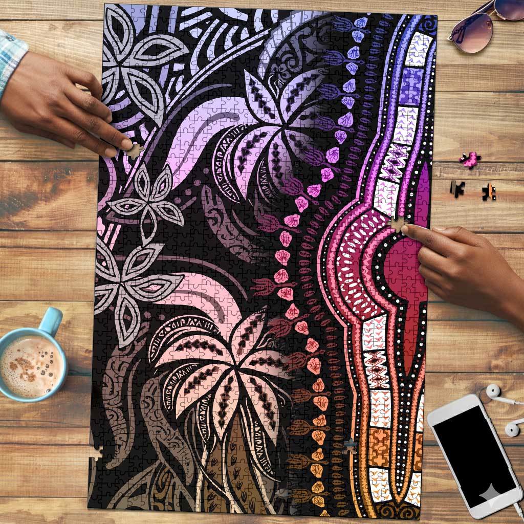 Polynesia Mixed African Dashiki Puzzle Afro-pacific Culture - Pastel