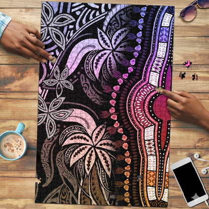 Polynesia Mixed African Dashiki Puzzle Afro-pacific Culture - Pastel