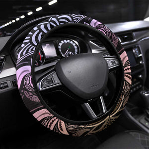 Polynesia Mixed African Dashiki Steering Wheel Cover Afro-pacific Culture - Pastel