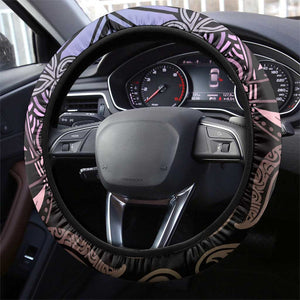 Polynesia Mixed African Dashiki Steering Wheel Cover Afro-pacific Culture - Pastel