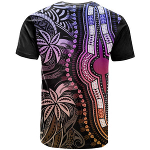 Polynesia Mixed African Dashiki T shirt Afro-pacific Culture - Pastel