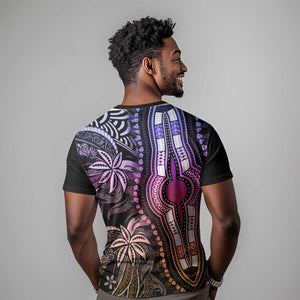 Polynesia Mixed African Dashiki T shirt Afro-pacific Culture - Pastel