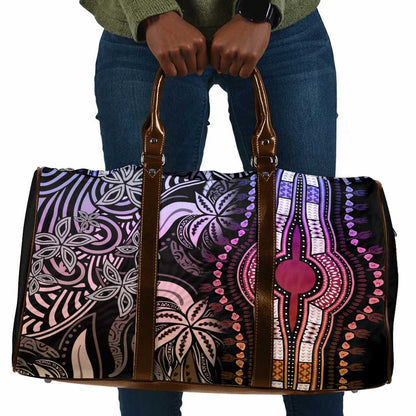 Polynesia Mixed African Dashiki Travel Bag Afro-pacific Culture - Pastel