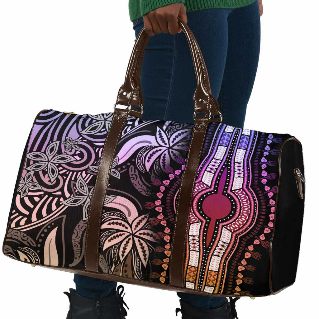 Polynesia Mixed African Dashiki Travel Bag Afro-pacific Culture - Pastel