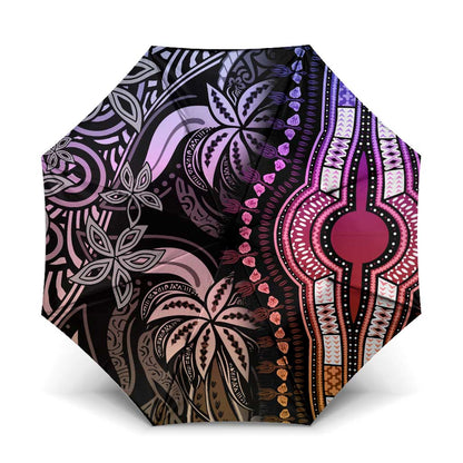 Polynesia Mixed African Dashiki Umbrella Afro-pacific Culture - Pastel