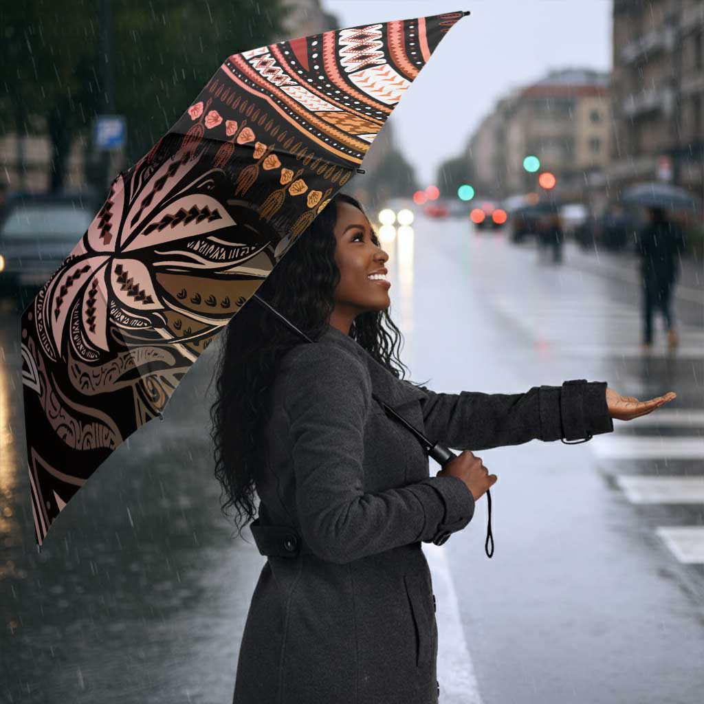 Polynesia Mixed African Dashiki Umbrella Afro-pacific Culture - Pastel