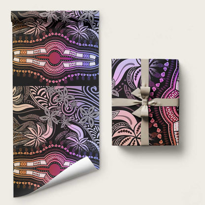 Polynesia Mixed African Dashiki Wrapping Paper Afro-pacific Culture - Pastel - African Pride