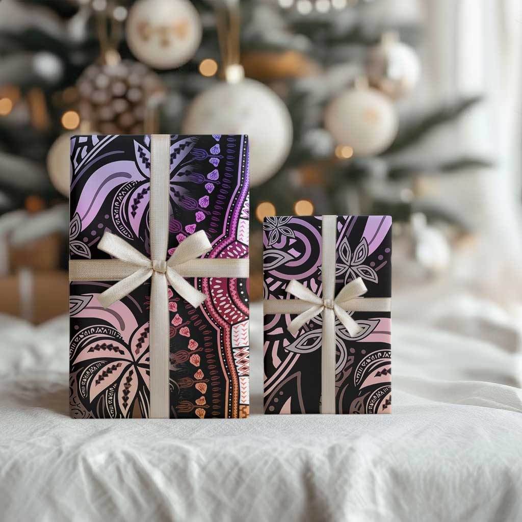Polynesia Mixed African Dashiki Wrapping Paper Afro-pacific Culture - Pastel - African Pride