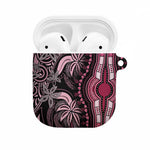 Polynesia Mixed African Dashiki AirPods Case Afro-pacific Culture - Pink