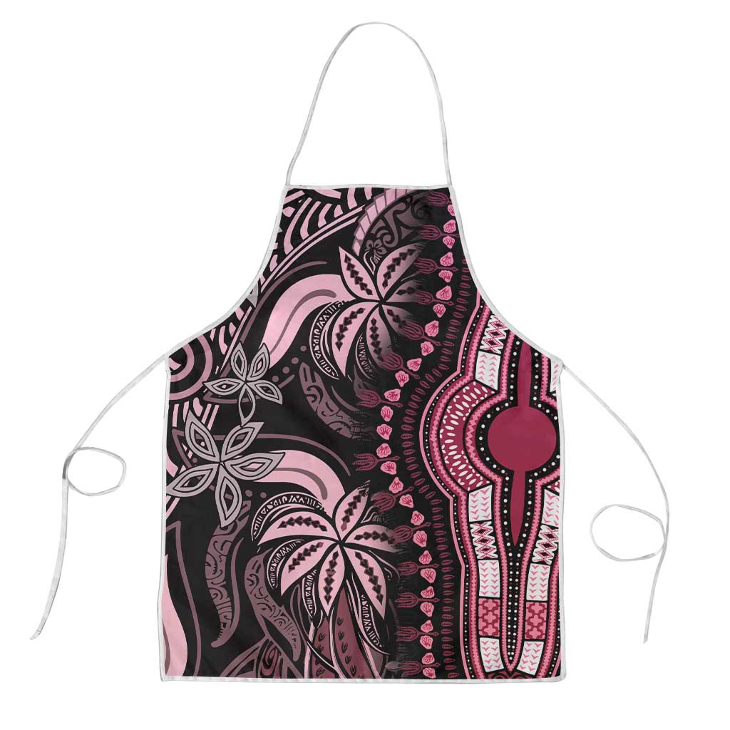Polynesia Mixed African Dashiki Apron Afro-pacific Culture - Pink