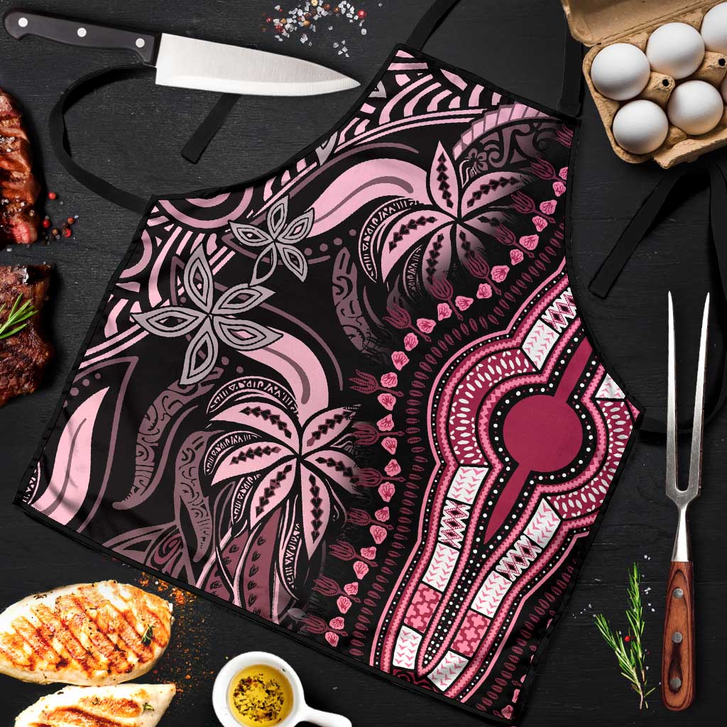 Polynesia Mixed African Dashiki Apron Afro-pacific Culture - Pink