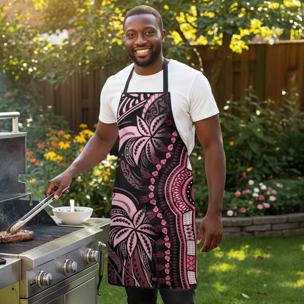Polynesia Mixed African Dashiki Apron Afro-pacific Culture - Pink