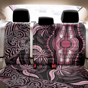 Polynesia Mixed African Dashiki Back Car Seat Cover Afro-pacific Culture - Pink