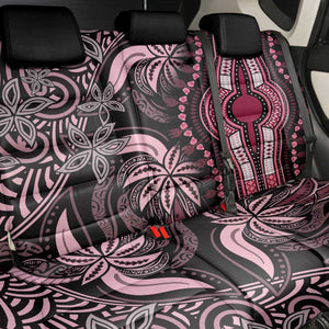 Polynesia Mixed African Dashiki Back Car Seat Cover Afro-pacific Culture - Pink