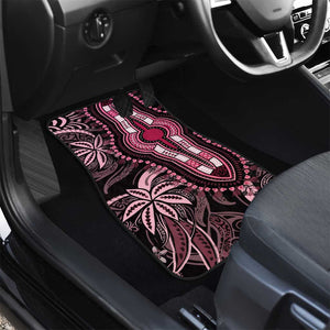 Polynesia Mixed African Dashiki Car Mats Afro-pacific Culture - Pink