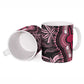Polynesia Mixed African Dashiki Ceramic Mug Afro-pacific Culture - Pink