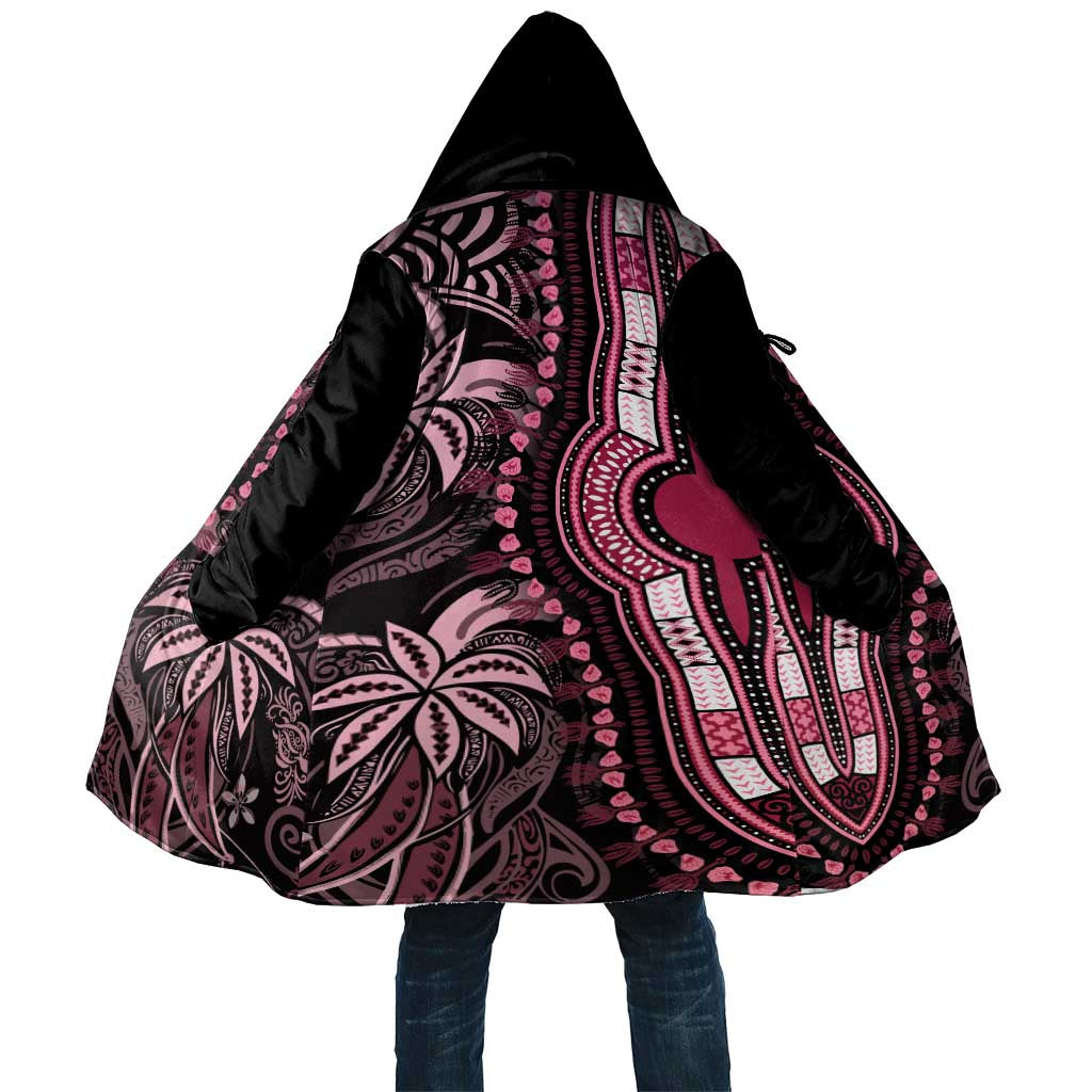 Polynesia Mixed African Dashiki Cloak Afro-pacific Culture - Pink