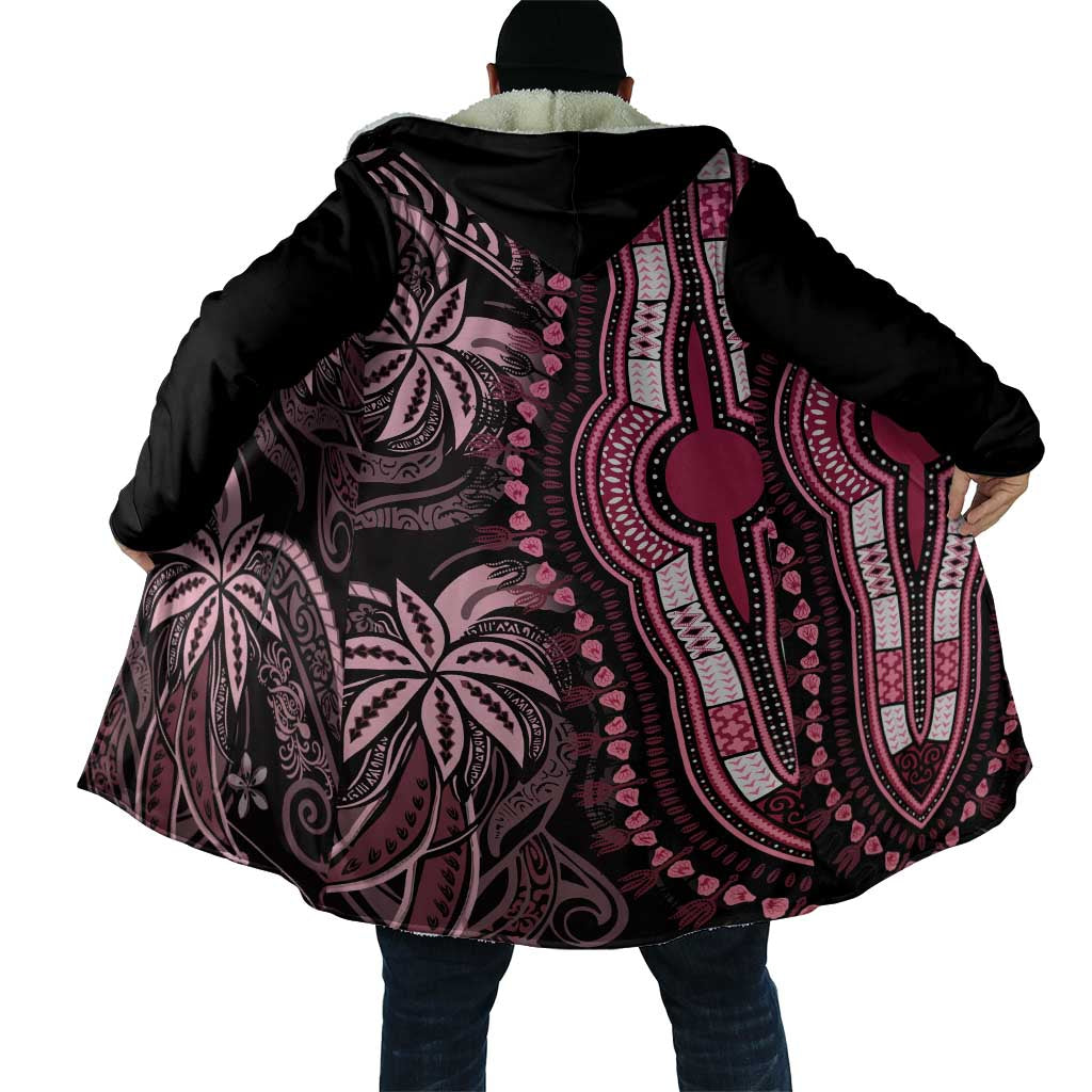 Polynesia Mixed African Dashiki Cloak Afro-pacific Culture - Pink