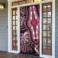 Polynesia Mixed African Dashiki Door Cover Afro-pacific Culture - Pink
