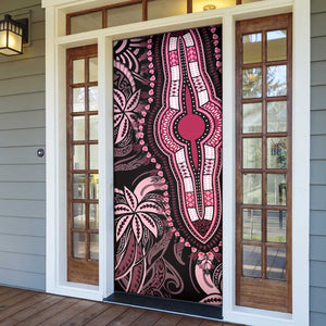 Polynesia Mixed African Dashiki Door Cover Afro-pacific Culture - Pink