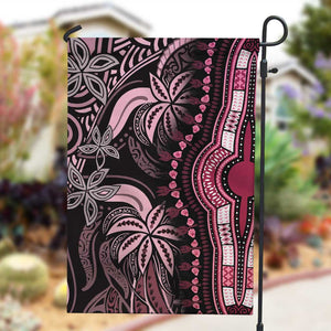 Polynesia Mixed African Dashiki Garden Flag Afro-pacific Culture - Pink