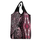 Polynesia Mixed African Dashiki Grocery Bag Afro-pacific Culture - Pink